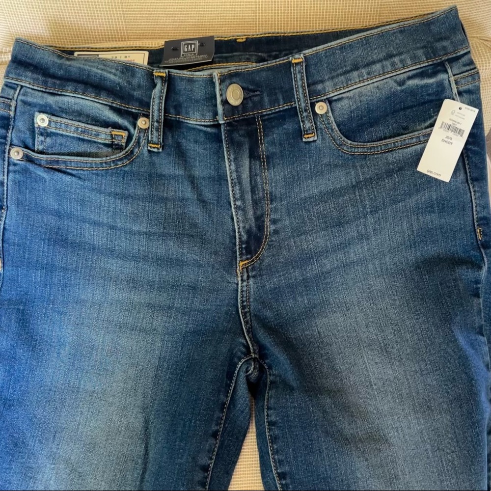 New Gap 29/8S Perfect Boot Mid-rise Stretch Jeans